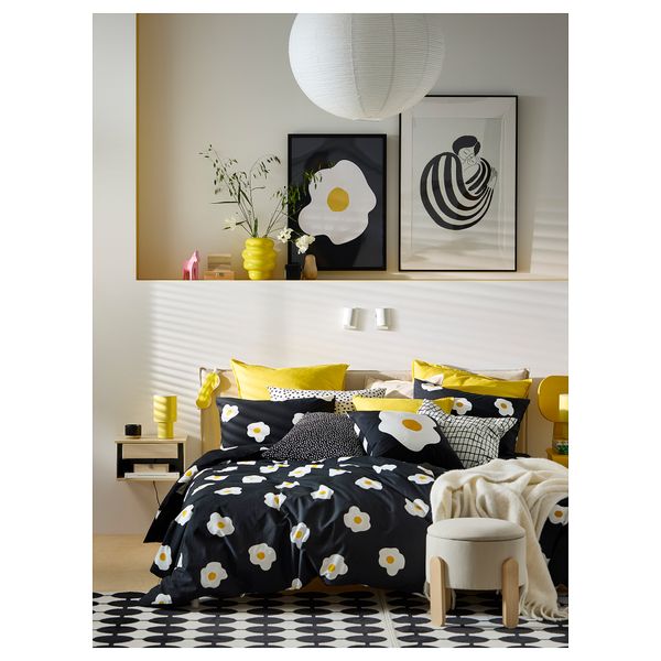 Рама с постером, Солнечно-желтый, 50x70 см IKEA RÖDALM 705.949.22 - схема-чертеж с размерами