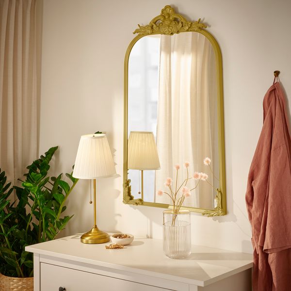 Зеркало, золотой, 63x90 см IKEA RÅMEBO 504.712.67 - фото 4