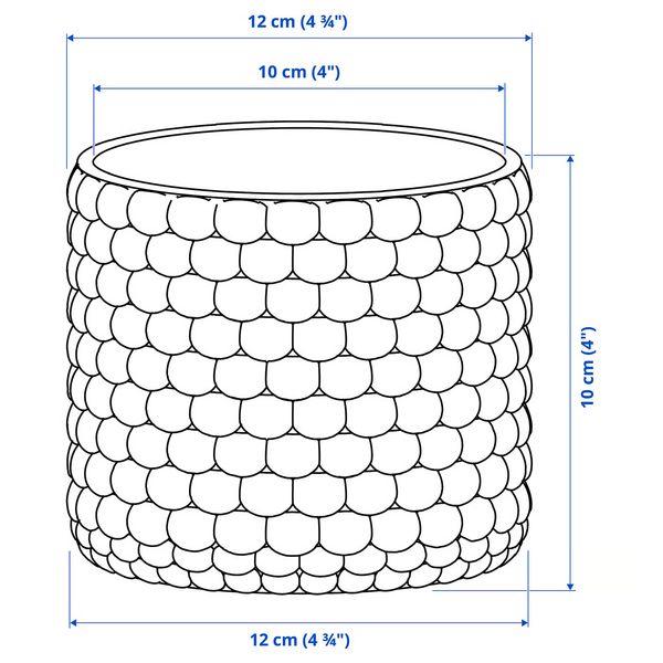 IKEA, дополнительный ракурс - схема-чертеж с размерами