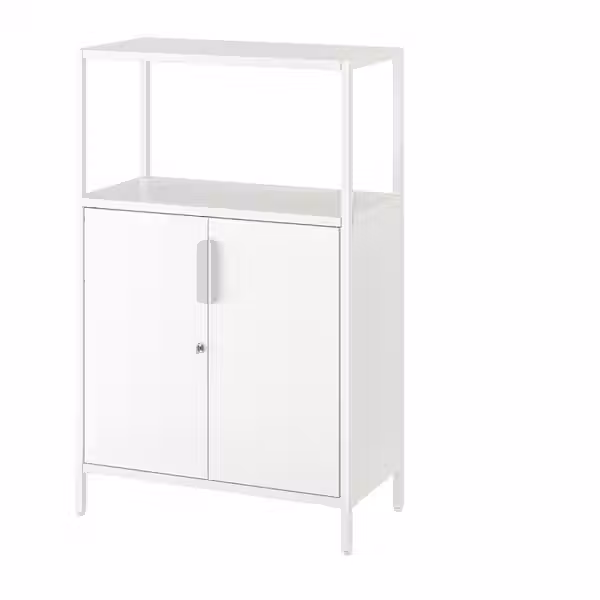 TROTTEN Шкаф с дверями - белый 70x35x110 см - фото 1