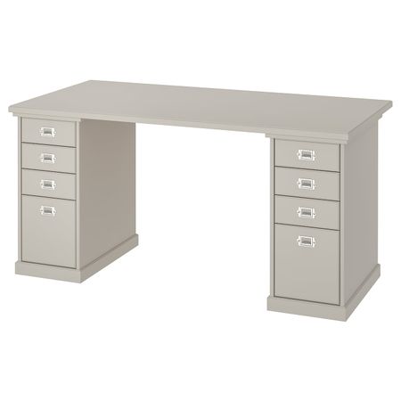 Стол, светло-серый 150x75 см IKEA KLIMPEN КЛИМПЕН 992.139.17
