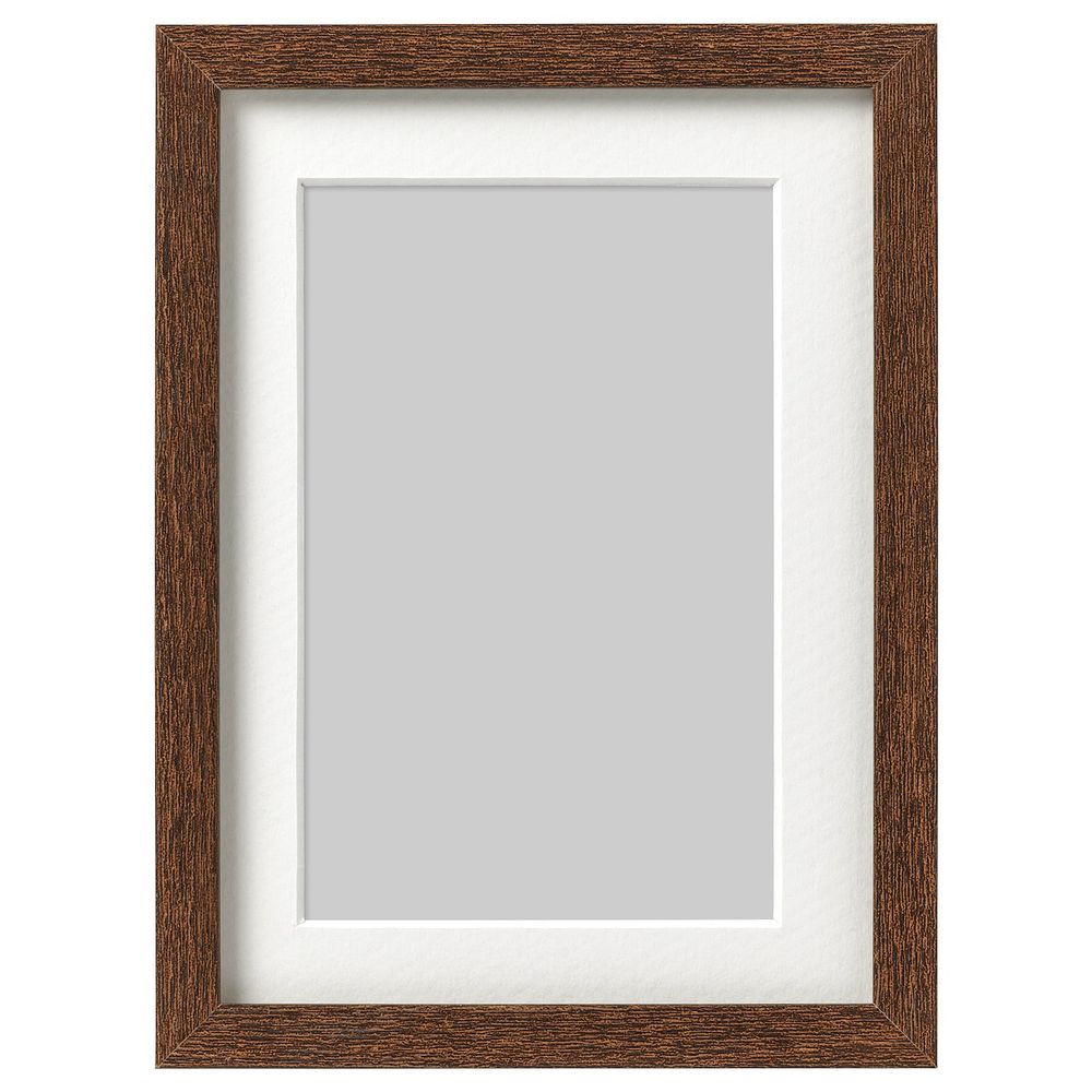 Рама, классический коричневый 13x18 см IKEA HOVSTA ХОВСТА 003.657.64 - фото 1