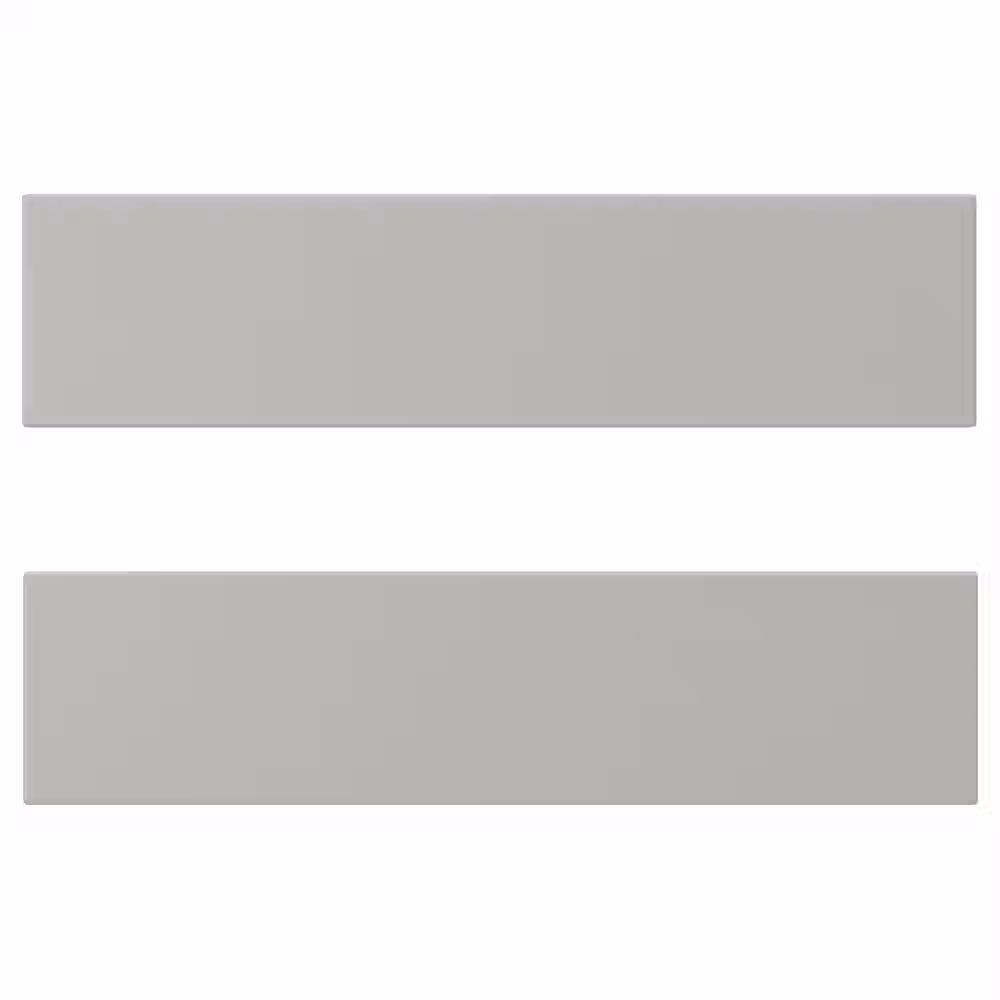 HAVSTORP Фронтальная панель ящика - светло-серый 40x10 см - фото 1