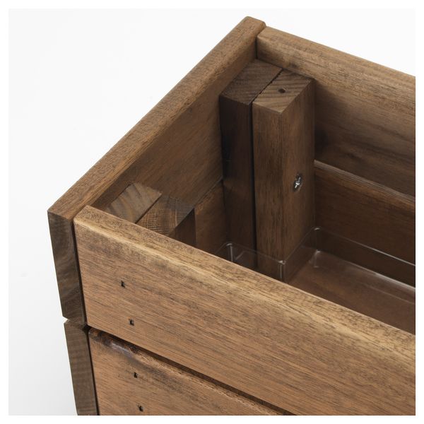 Ящик для цветов СТЭРНАНИС, для сада, акация (43x15 см) - фото 4