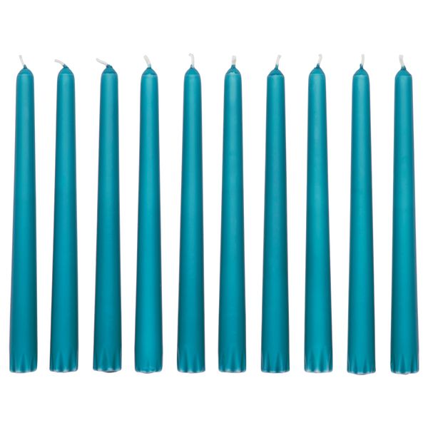Неароматическая свеча ОФТА, бирюзовый (23 см) - фото 1
