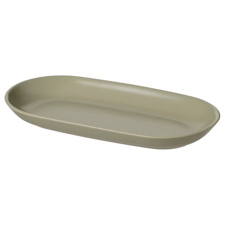 Блюдо, матовая поверхность зеленый 27x14 см IKEA FÄRGKLAR ФЭРГКЛАР 404.849.20