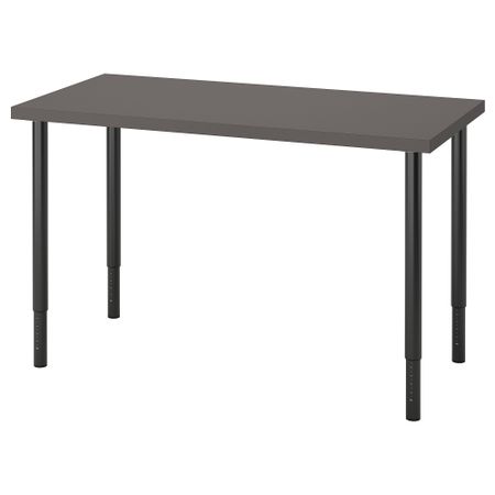 Письменный стол, 120x60 см, темно-серый-черный IKEA LAGKAPTEN ЛАГКАПТЕН, OLOV ОЛОВ 794.164.78