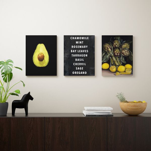 IKEA, дополнительный ракурс - схема-чертеж с размерами