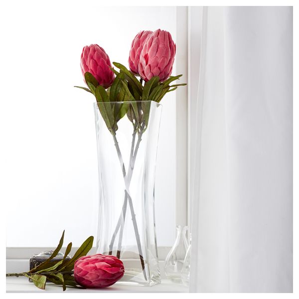 Цветок искусственный СМИККА, протея розовый (63 см) - фото 2