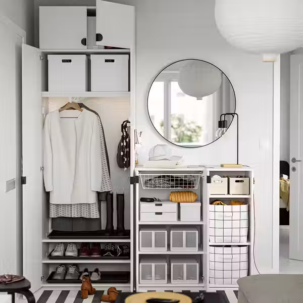 LASTARE ЛАСТАРЕ Гардероб, комбинация - белый 180x42x236 см - фото 3