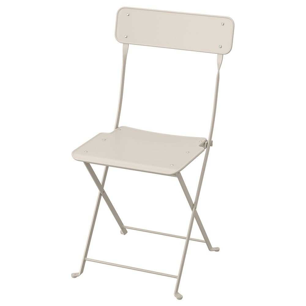 Садовый стул, складной бежевый IKEA SALTHOLMEN САЛЬТХОЛЬМЕН 903.761.74 - фото 1