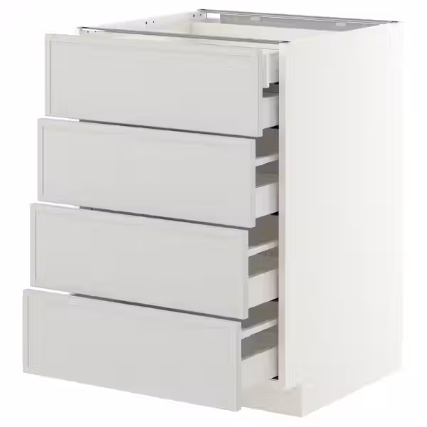 METOD / MAXIMERA Напольный шкаф 4фасада/2нзк/3срд ящ - фото 1