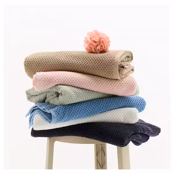 GULVIAL Банное полотенце - бледно-розовый 70x140 см - схема-чертеж с размерами