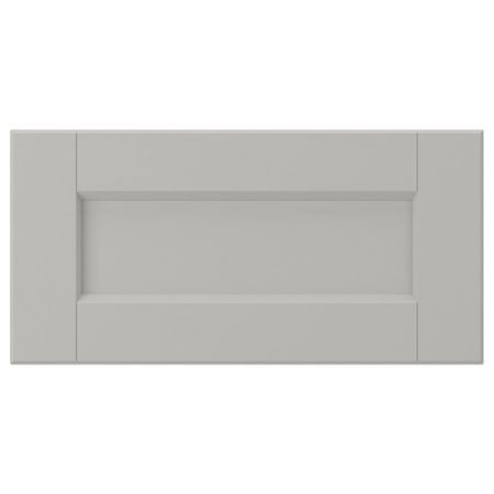 Фронтальная панель ящика, светло-серый 40x20 см IKEA LERHYTTAN ЛЕРХЮТТАН 004.615.67