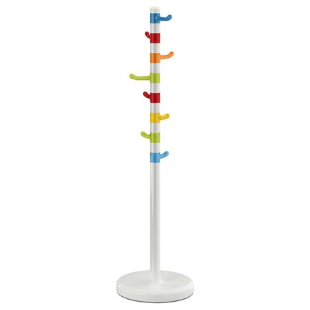 Вешалка для/одежды, белый, разноцветный 128 см IKEA КРОКИГ 003.659.95