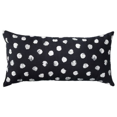 Подушка СКЭГГОРТ, черный, белый (30x60 см)