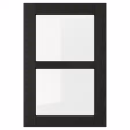 LERHYTTAN Стеклянная дверь - черная морилка 40x60 см