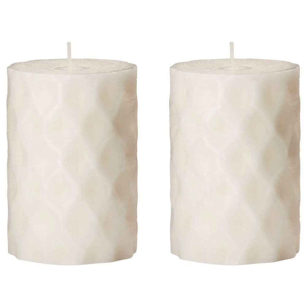 Формовая свеча, ароматическая РУТИН, медовое цветение белый, белый (10 см) - фото 1