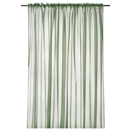 Гардина, 1 шт., зеленый 300x300 см IKEA REVLUMMER РЕВЛУММЕР 804.592.35
