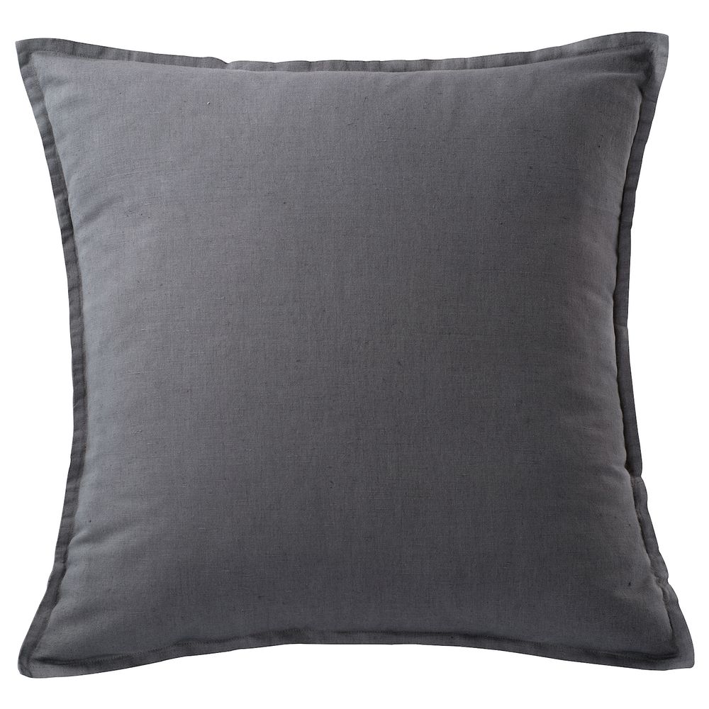 Чехол на подушку, темно-серый 65x65 см IKEA VÅRVERONIKA ВАРВЕРОНИКА 904.735.99 - фото 1