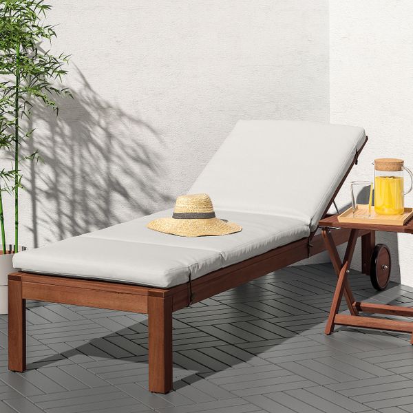 Чехол на подушку шезлонга, для сада бежевый 190x60 см IKEA FRÖSÖN ФРЁСЁН 305.098.84 - фото 2