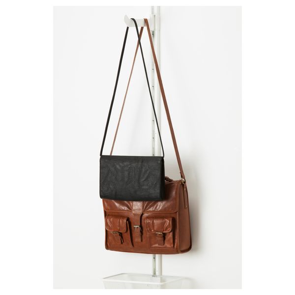 Крючок с держателем АЛЬГОТ, белый (20 см) - схема-чертеж с размерами