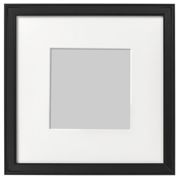 Рама, 23x23 см, черный IKEA KNOPPÄNG КНОППЭНГ 303.871.23 - фото 2