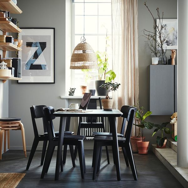 Стул, черный IKEA LISABO ЛИСАБО 904.572.31 - фото 2