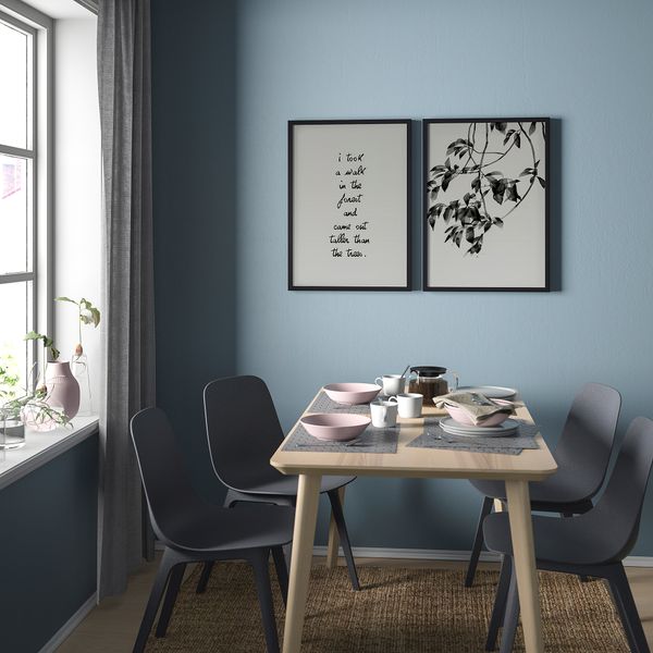 Постер, Прогулка в лесу, 50x70 см IKEA DRÖMBILD ДРЁМБИЛЬД 704.468.56 - схема-чертеж с размерами