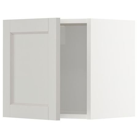 METOD Навесной шкаф - белый/Lerhyttan светло-серый 40x40 см
