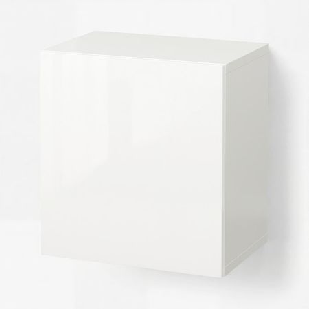 BESTÅ Комбинация настенных шкафов - белый/Selsviken белый 60x42x64 см