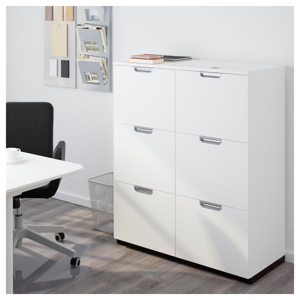 Комбинация для хранения с внутренним оснащением ГАЛАНТ, белый (102x120 см) - фото 2