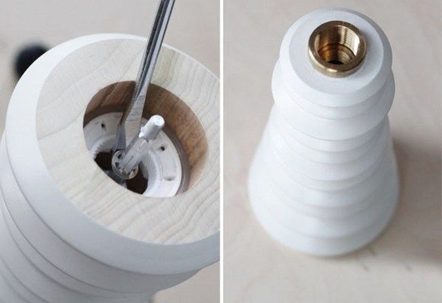 Подсвечники из мельниц для специй