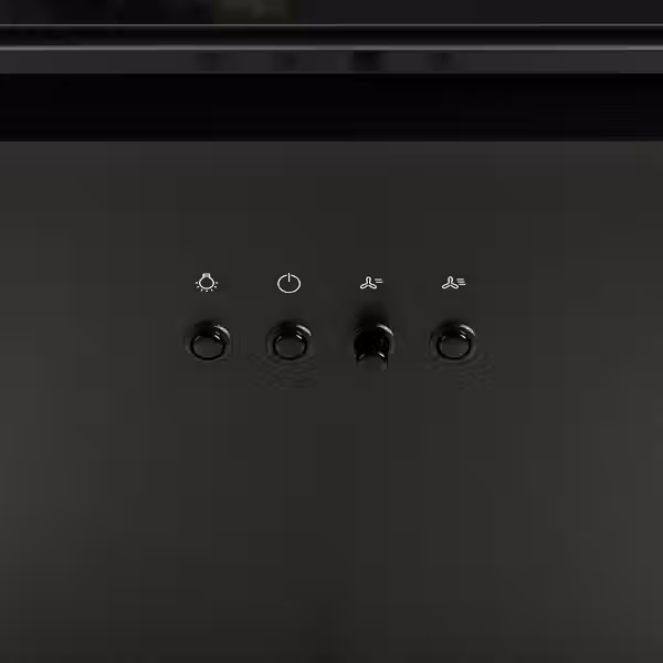 STACKBO СТАККБО Вытяжка кухонная стен креп (колпак) - ИКЕА 300 чёрный 55 см - фото 5