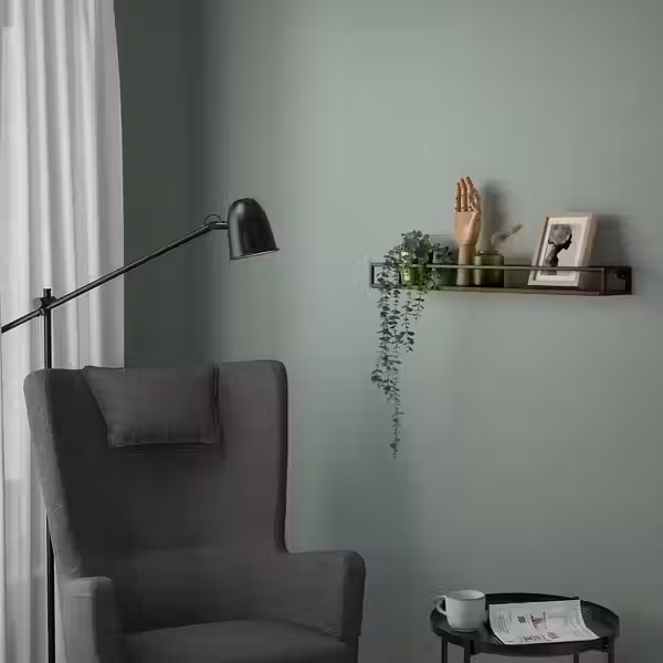 LINDÅSEN ЛИНДОСЕН Полка-витрина - антрацит 75 см - фото 2