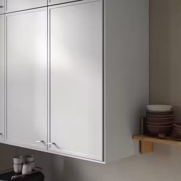 ASPUDDEN Дверь - светло-серый 40x80 см - фото 3