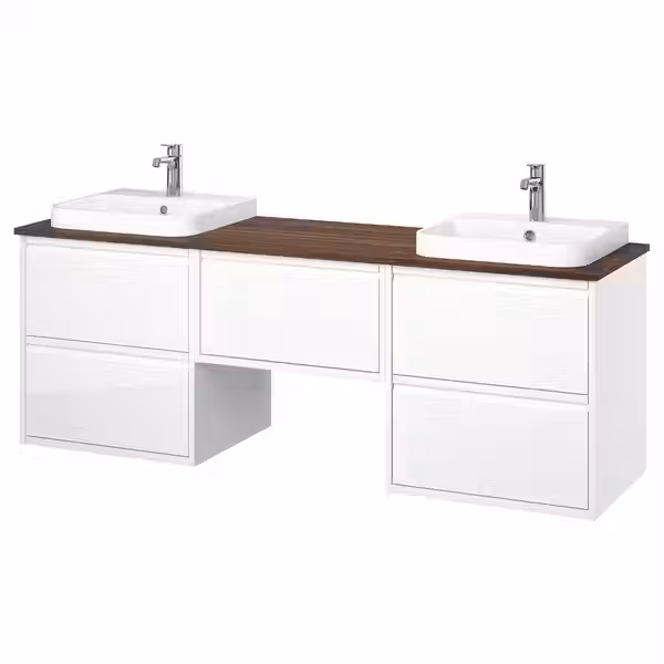 ÄNGSJÖN ЭНГШЁН / BACKSJÖN БАККШЁН Шкаф п-раковину/раковины/смесители - фото 1