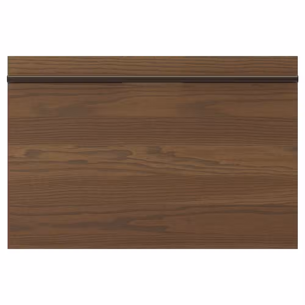 STENSTA СТЕНСТА Фронтальная панель ящика - темно-коричневый ясеневый шпон 60x40 см - фото 1