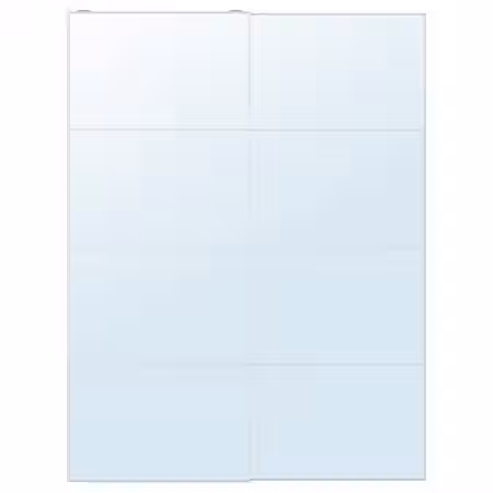 AULI Пара раздвижных дверей - зеркальное стекло 150x201 см