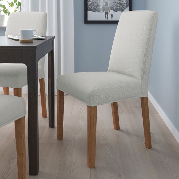Стул, под дуб/Оррста светло-серый IKEA BERGMUND БЕРГМУНД 393.877.41 - фото 2