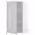 METOD Навесной шкаф с полками - белый/Lerhyttan светло-серый 60x100 см