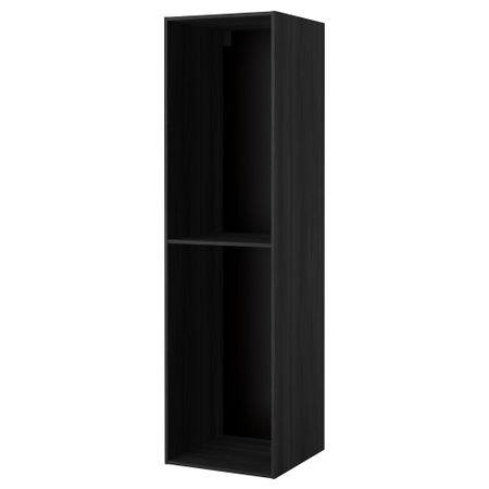 Каркас высокого шкафа, под дерево черный, 60x60x220 см IKEA METOD МЕТОД 202.125.67