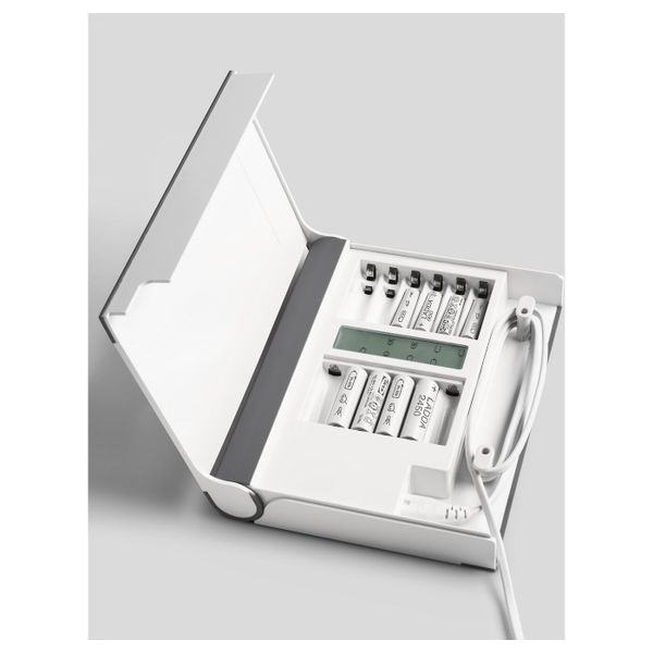 Зарядное устройство с отделением, белый IKEA СТОРХОГЕН 303.624.34 - фото 3