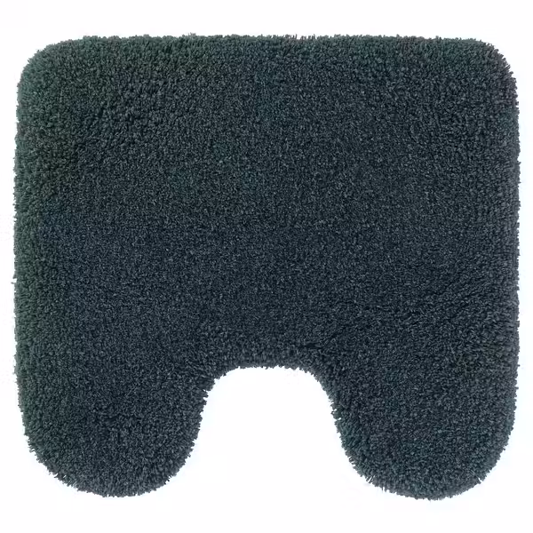 ALMTJÄRN Коврик в туалет - серо-бирюзовый 55x60 см - фото 1