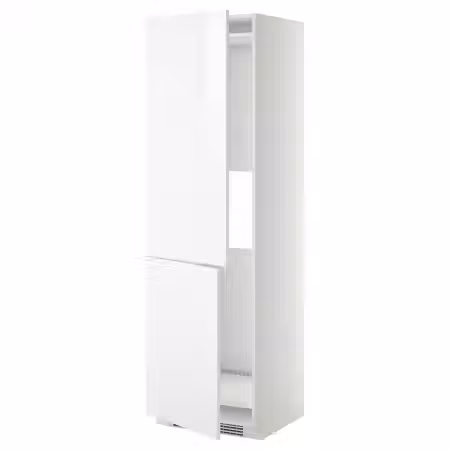 METOD Выс шкаф д/холодильн или морозильн - белый/Ringhult белый 60x60x200 см