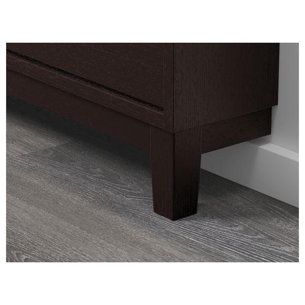 Галошница, 4 отделения, черно-коричневый 96x17x90 см IKEA STÄLL СТЭЛЛ 203.890.47 - фото 3
