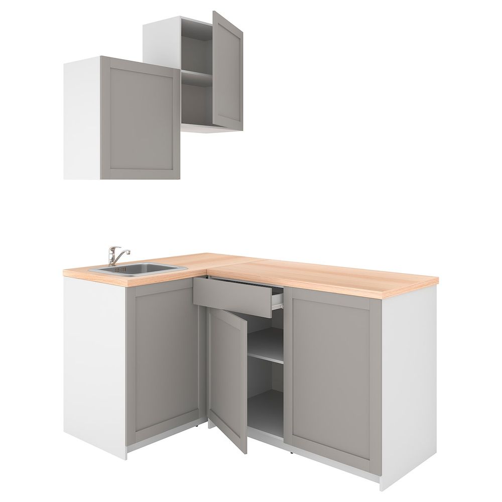 Кухня, серый 120x180x260 см IKEA KNOXHULT КНОКСХУЛЬТ 794.045.93 - фото 1