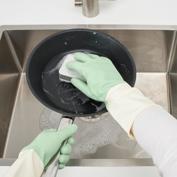 Хозяйственные перчатки, зеленый S IKEA RINNIG РИННИГ 104.767.85 - фото 2