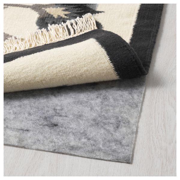 Ковер, безворсовый АЛЬВИНЕ, ручная работа серый (170x240 см) - фото 3