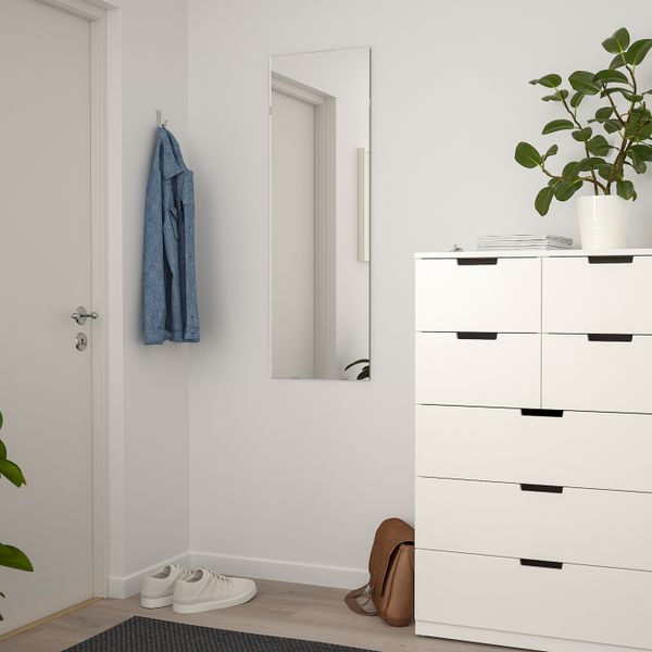 Зеркало 120x40 см IKEA МИНДЕ 703.692.64 - схема-чертеж с размерами